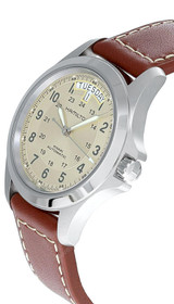 Hamilton watches HAMILTON Khaki Field King Automatic Beige Dial Men's Watch H64455523