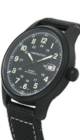 Hamilton watches HAMILTON Khaki Field Titanium BLK PVD AUTO Mens Watch H70575733