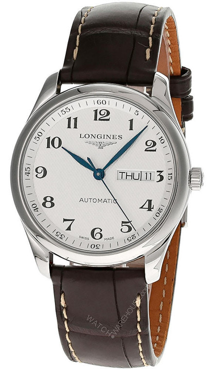 Longines watches LONGINES Master Collection AUTO 38.5MM Sliver Dial Leather Men's Watch L2.755.4.78.3  